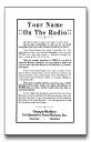 Your Name on the Radio ad